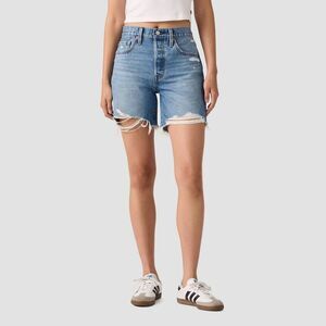 Levi's -  501 Women's Mid-Thigh Shorts - Blow Big Hor Blue